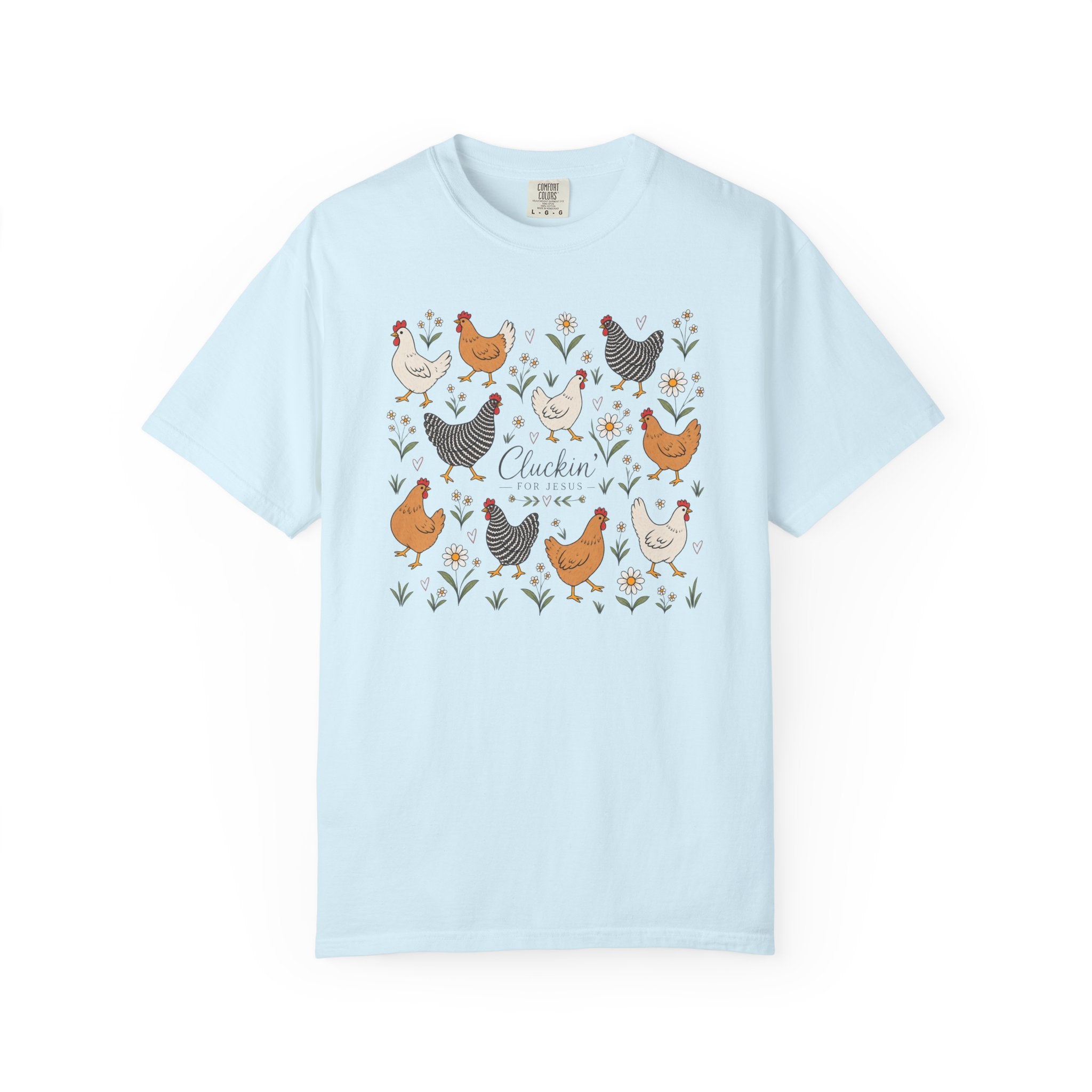 Cluckin Unisex Garment-Dyed T-shirt