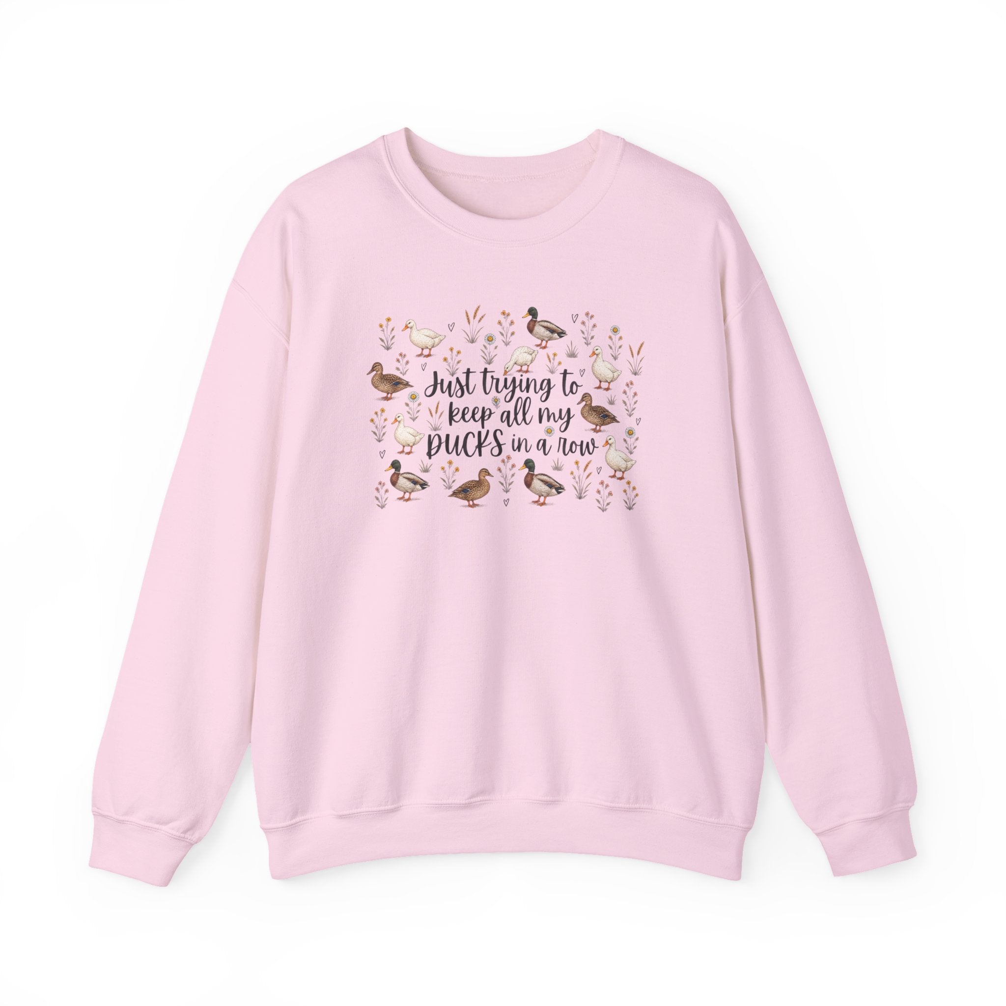 Ducks in a Row Unisex Heavy Blend™ Crewneck Sweatshirt