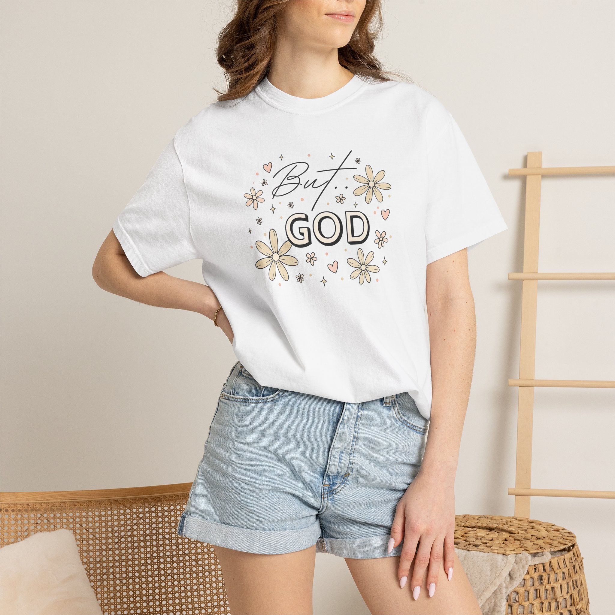 But God Unisex Garment-Dyed T-shirt