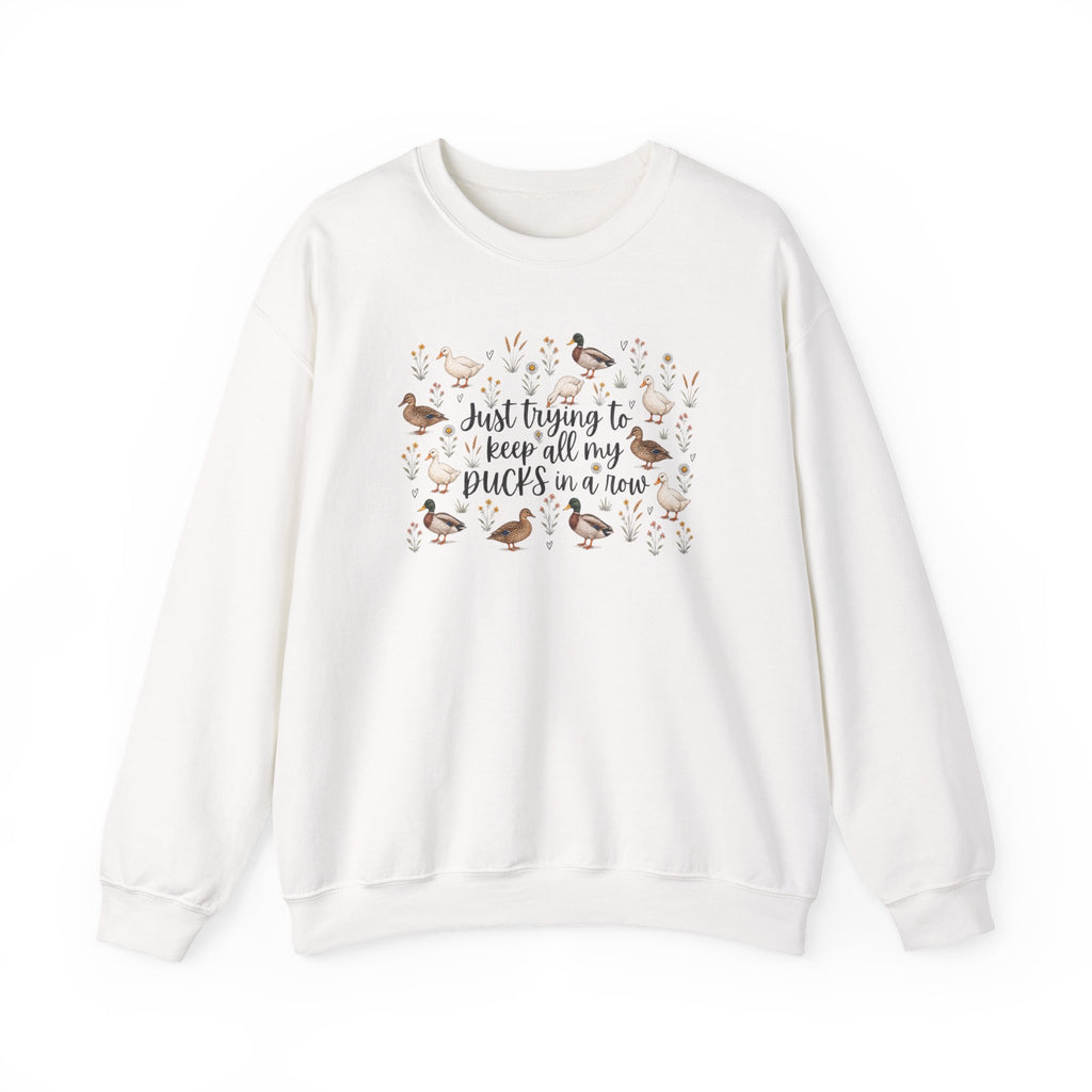 Ducks in a Row Unisex Heavy Blend™ Crewneck Sweatshirt