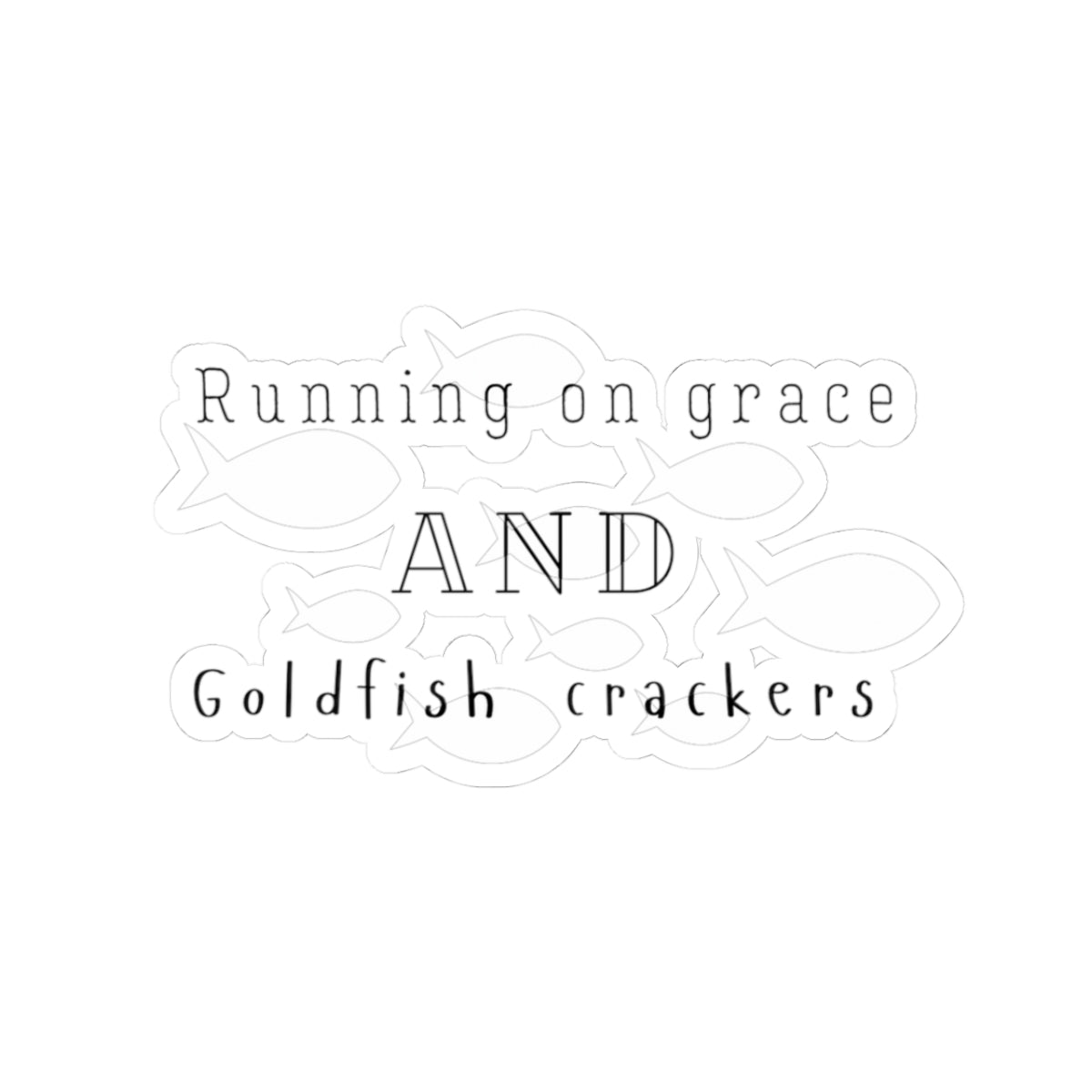 Goldfish Kiss-Cut Stickers