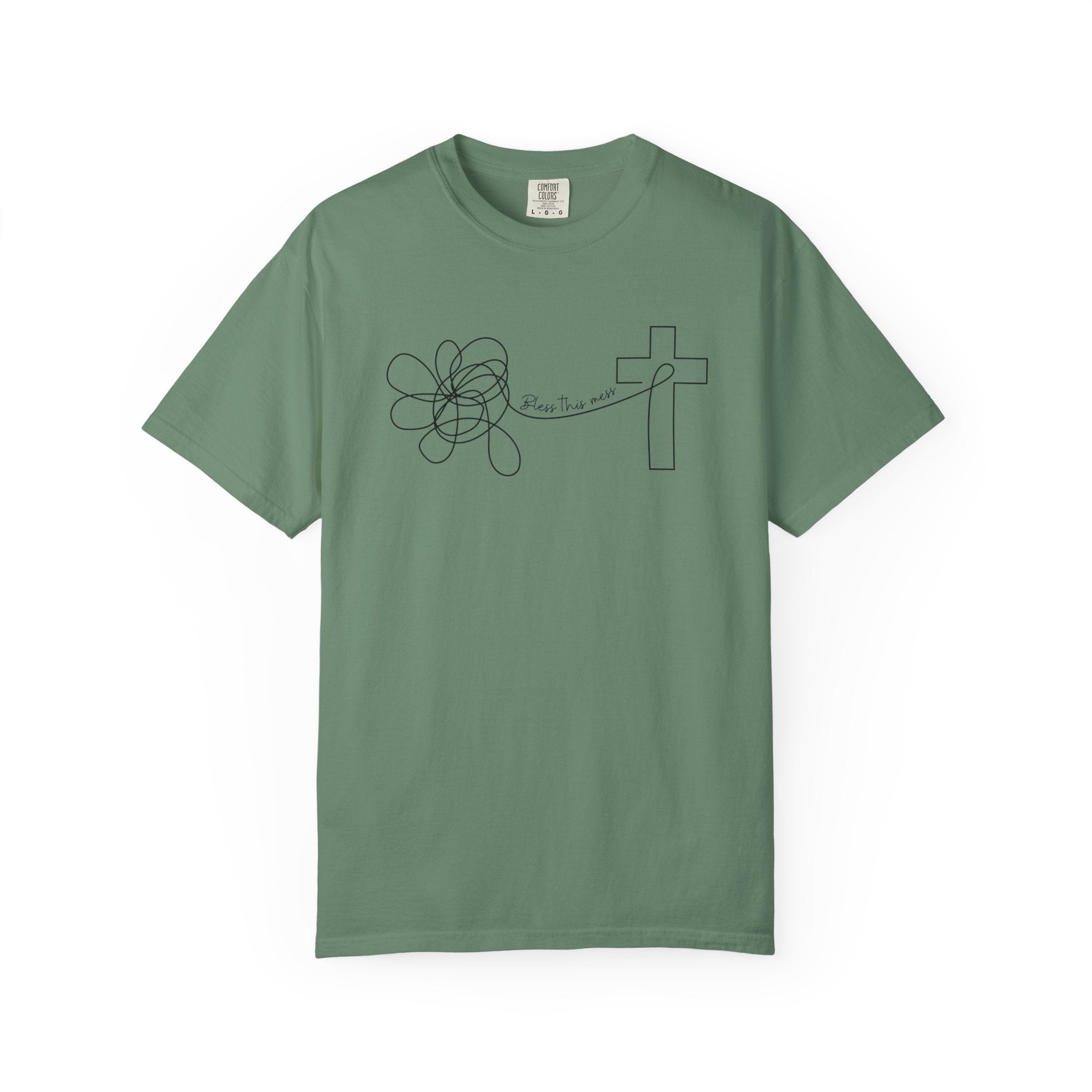 Bless this mess Unisex Garment-Dyed T-shirt