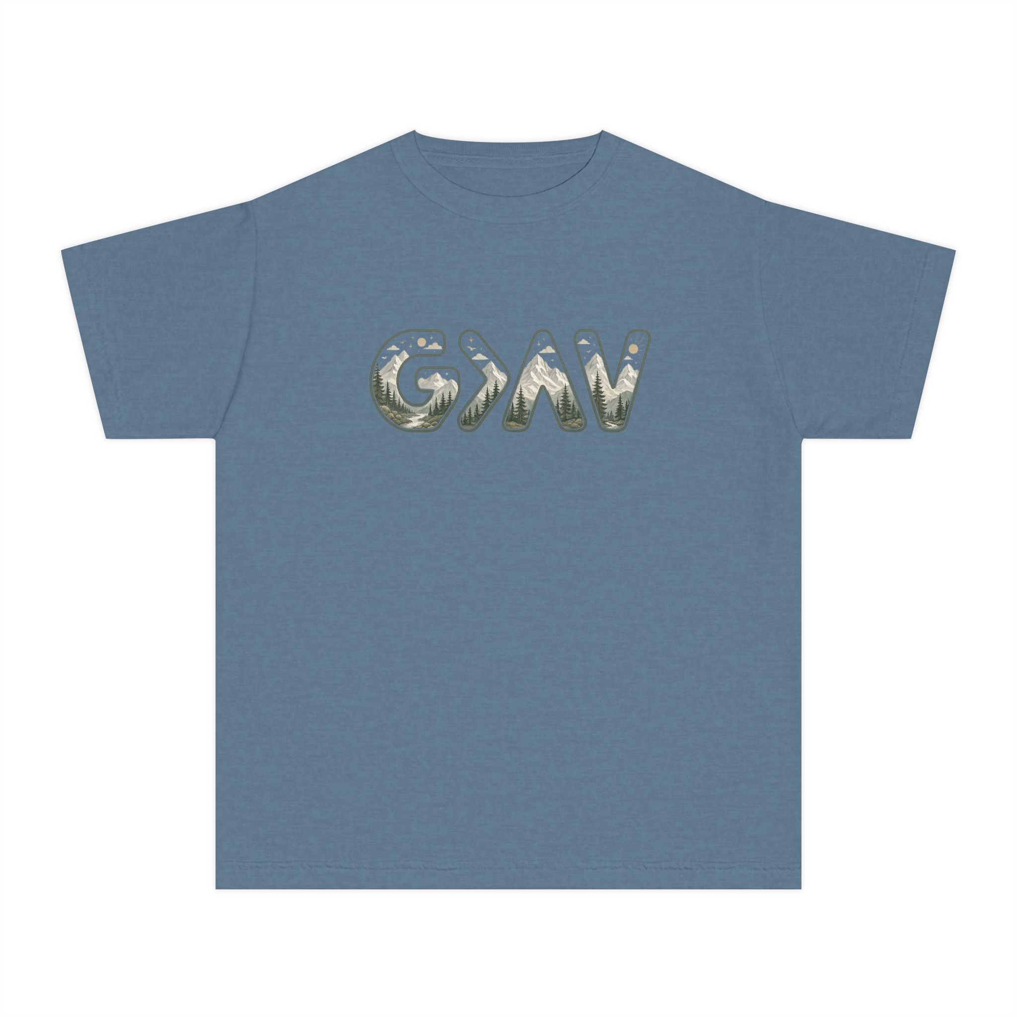 God is greater Youth Midweight Tee