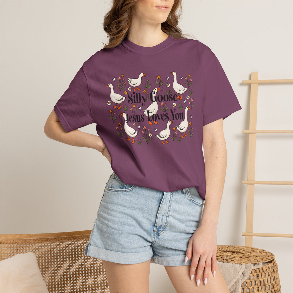 Silly Goose Unisex Garment-Dyed T-shirt