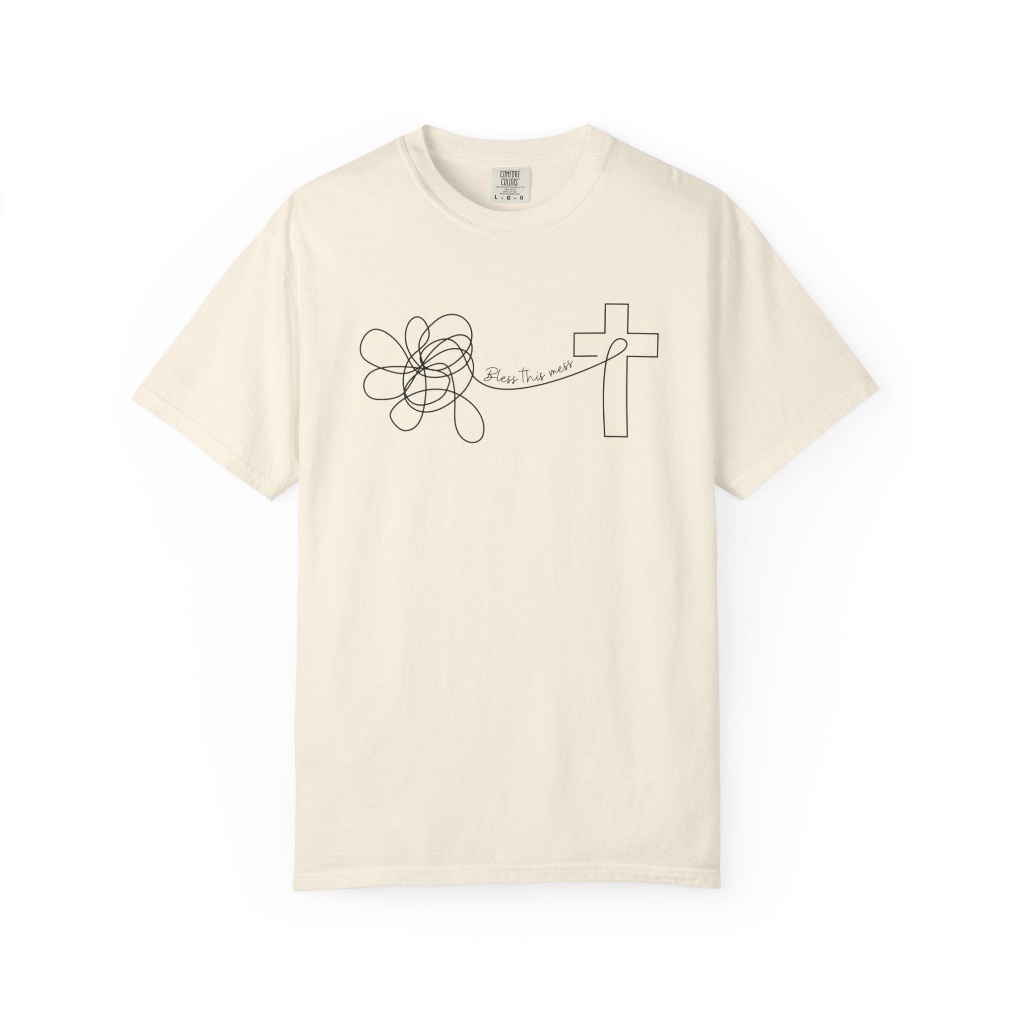 Bless this mess Unisex Garment-Dyed T-shirt
