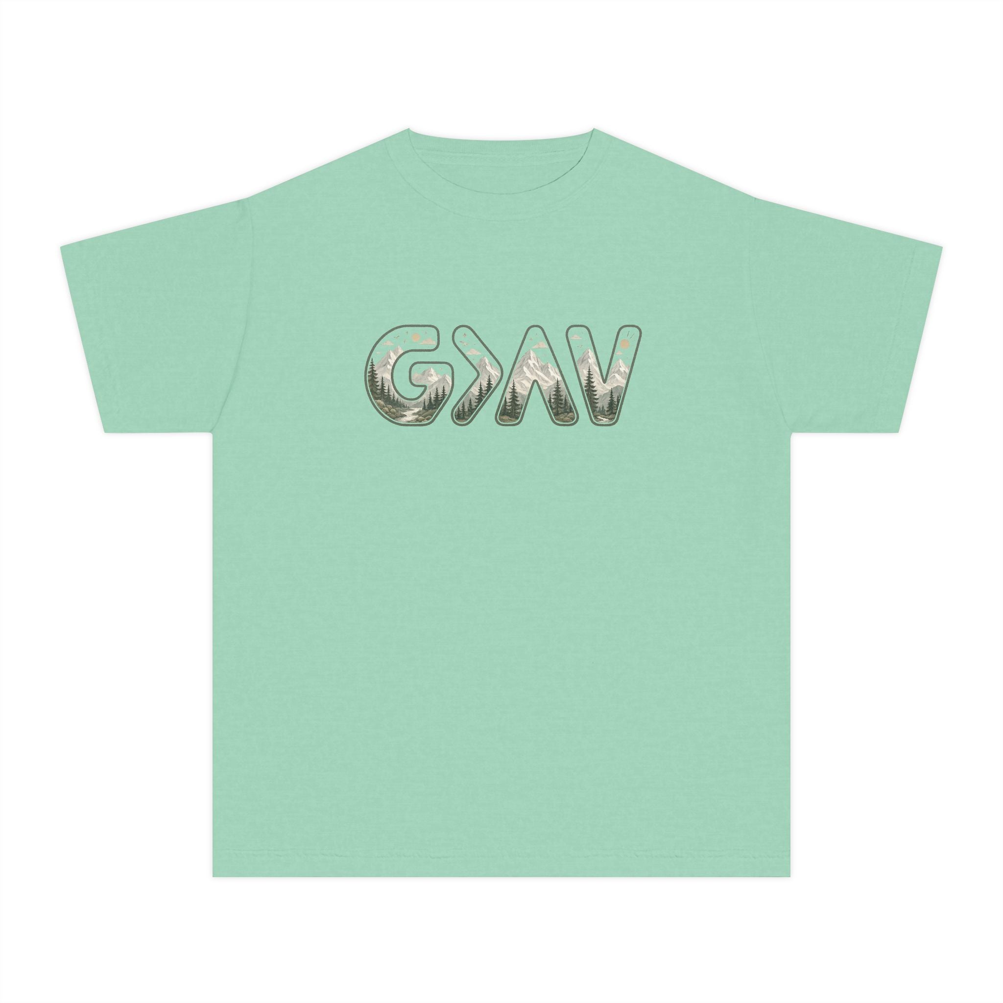 God is greater Youth Midweight Tee