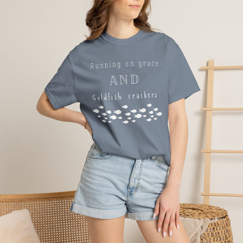 Grace and Goldfish Unisex Garment-Dyed T-shirt