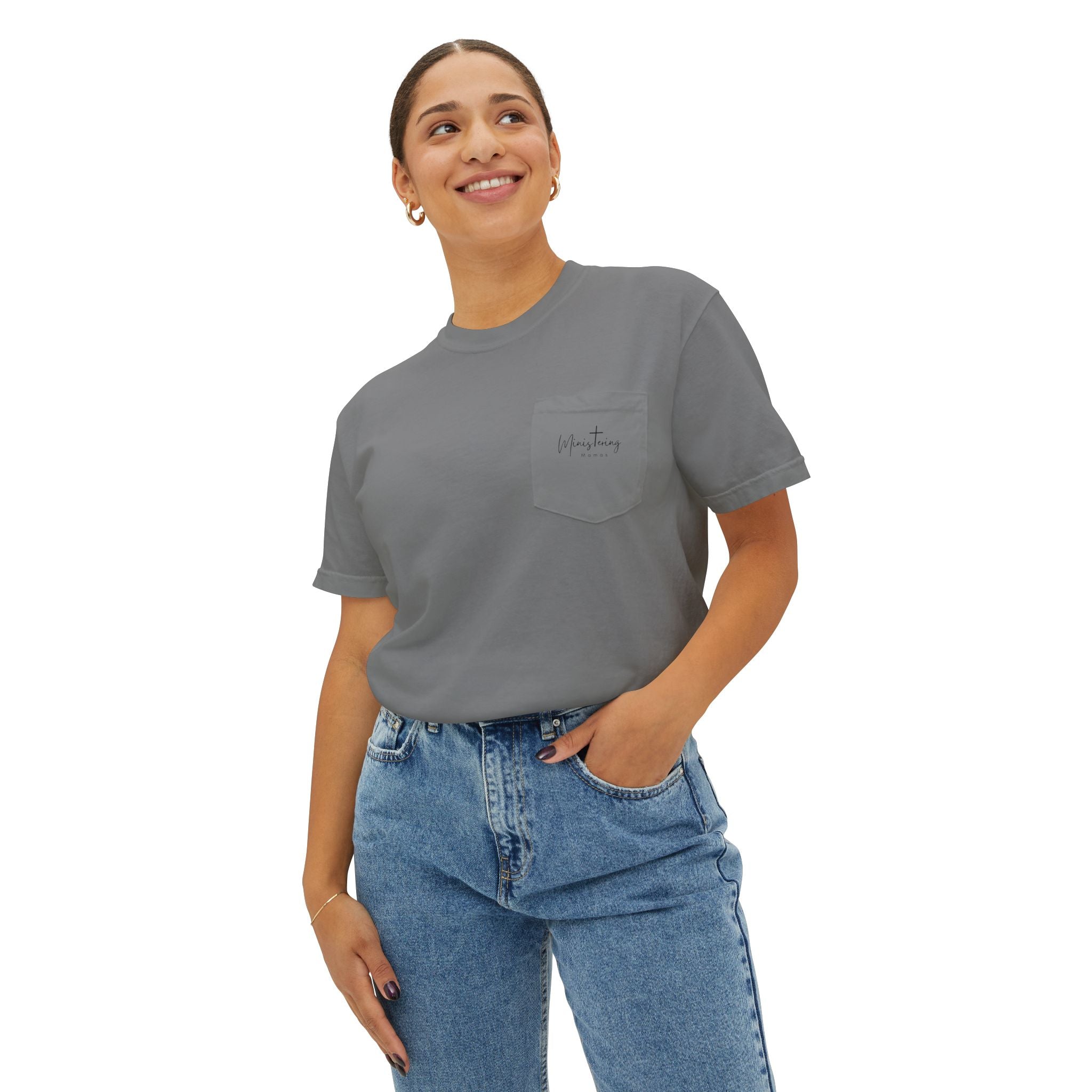 Verse Cross Unisex Garment-Dyed Pocket T-Shirt