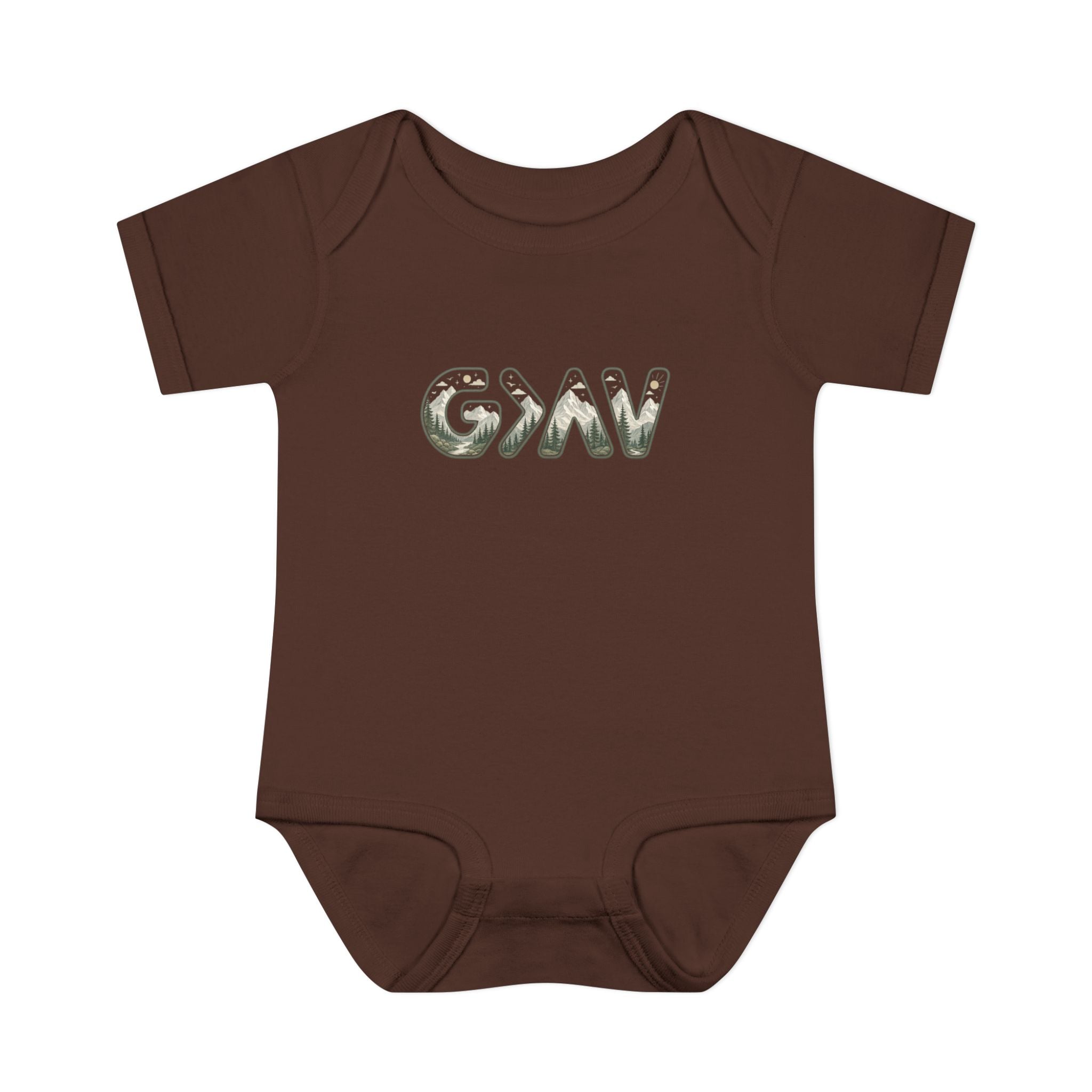 God is greater Infant Baby Rib Bodysuit
