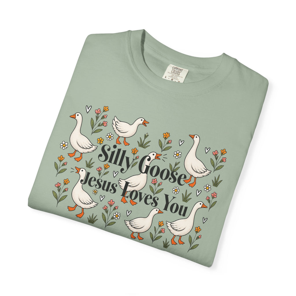 Silly Goose Unisex Garment-Dyed T-shirt