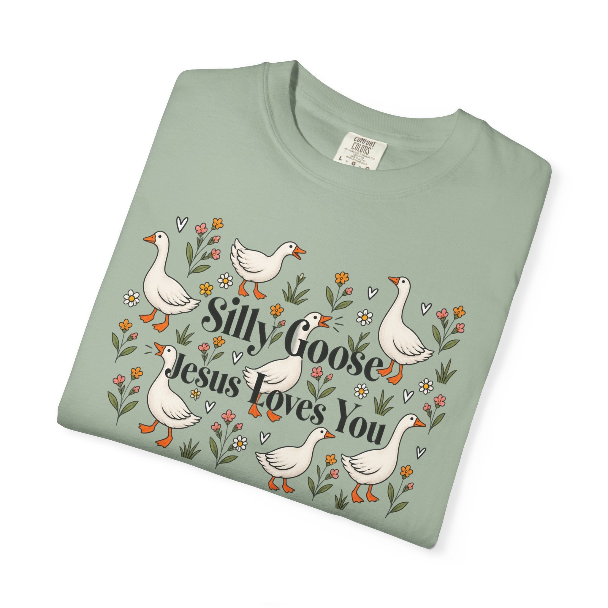 Silly Goose Unisex Garment-Dyed T-shirt
