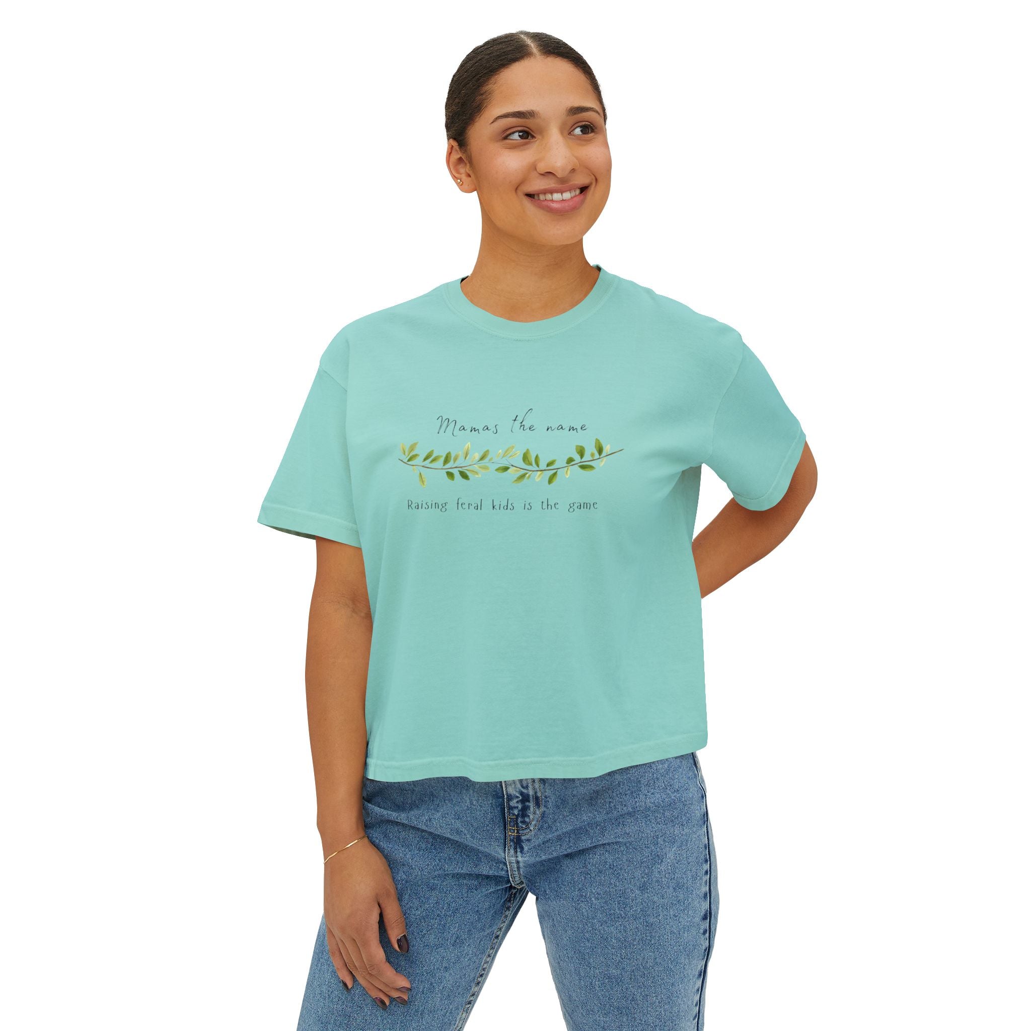 Mamas the name Women's Boxy Tee