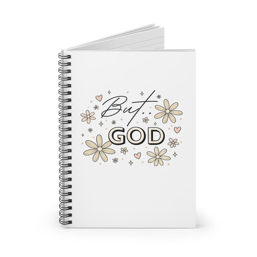 But God Spiral Notebook - Ruled Line
