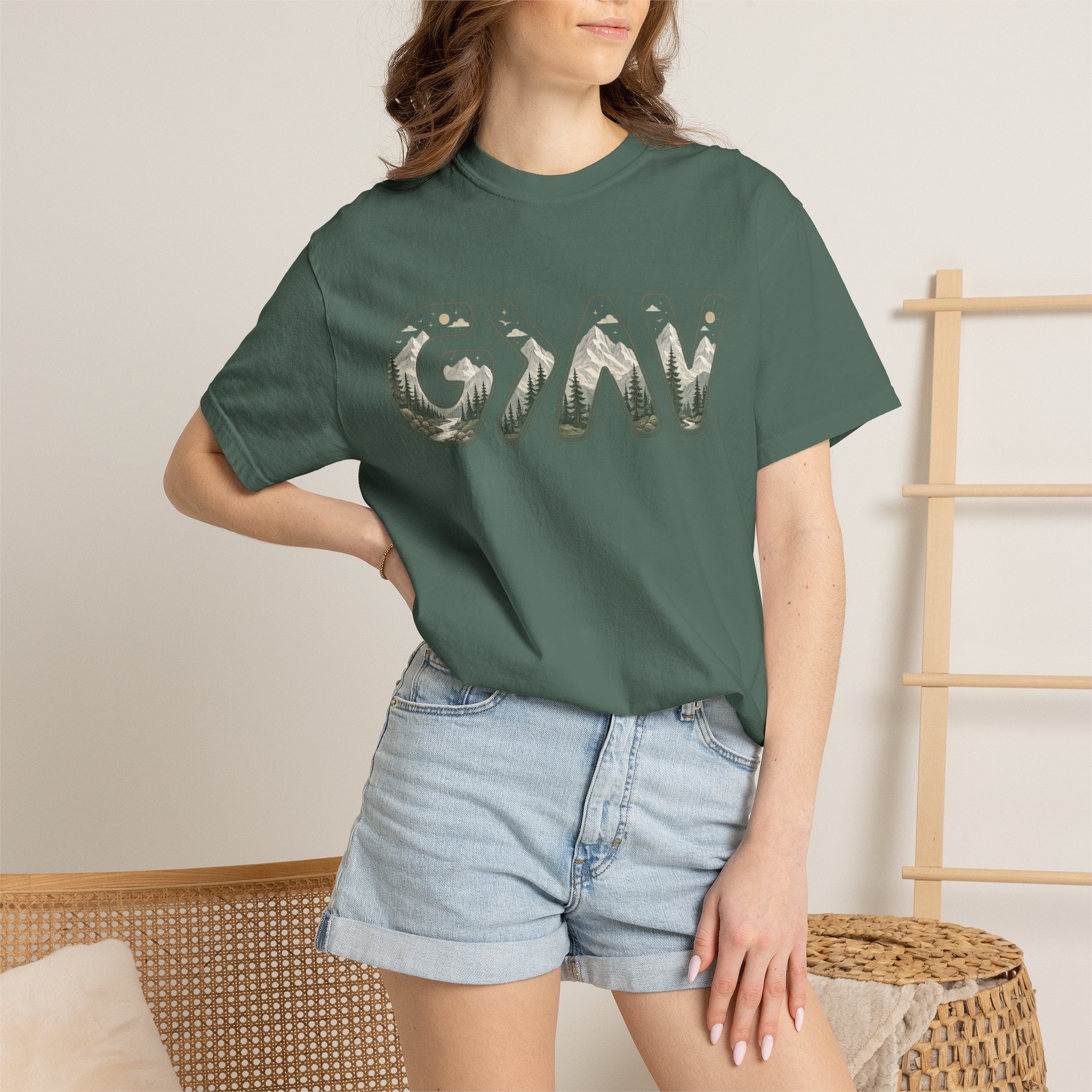 God is greater Unisex Garment-Dyed T-shirt