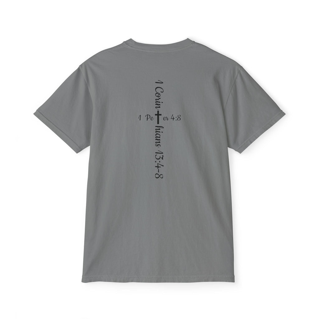 Verse Cross Unisex Garment-Dyed Pocket T-Shirt