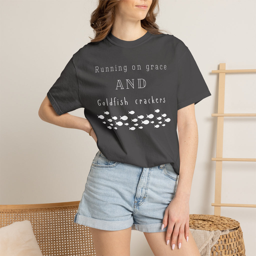 Grace and Goldfish Unisex Garment-Dyed T-shirt