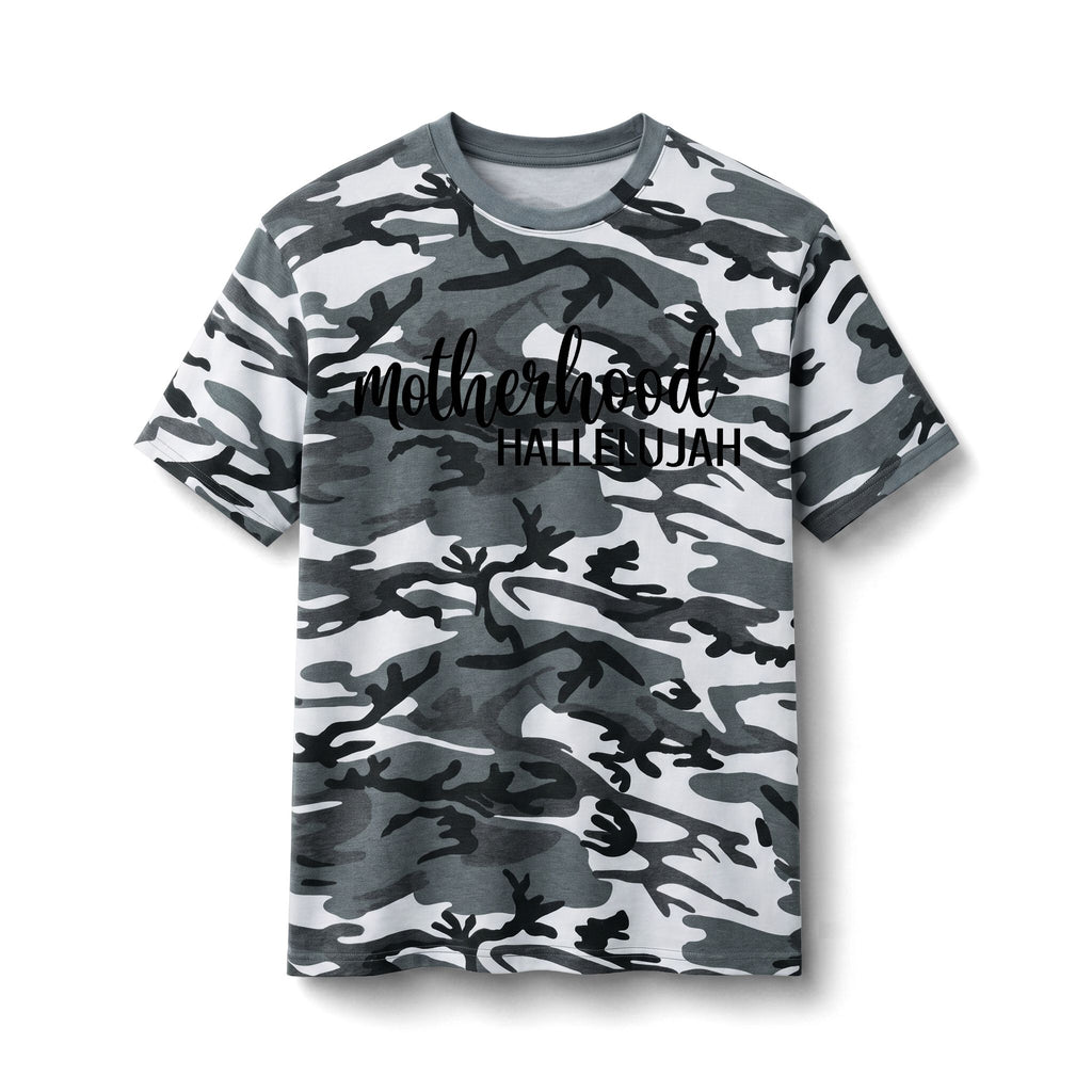 Motherhood Hallelujah Core Cotton Camo Tee
