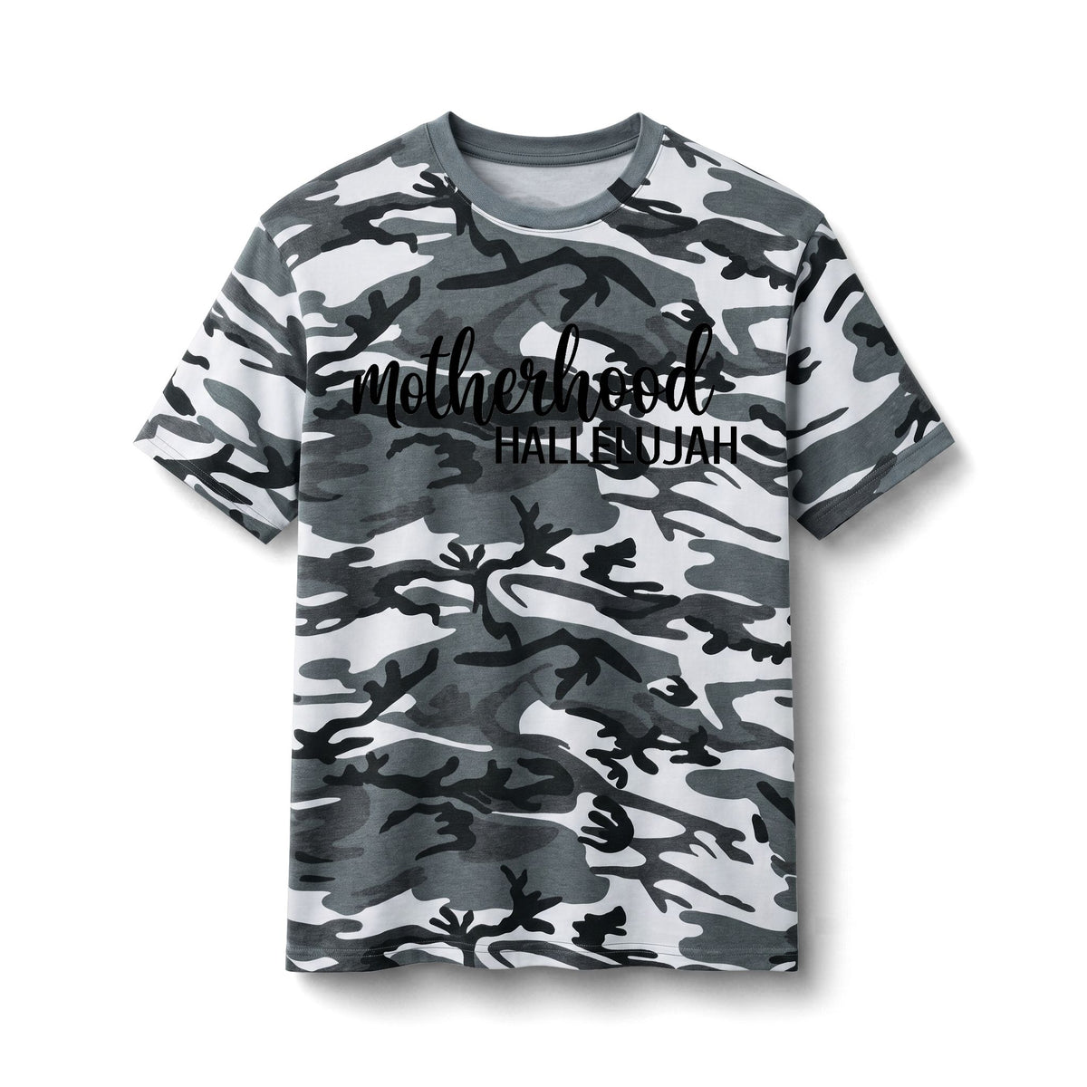 Motherhood Hallelujah Core Cotton Camo Tee