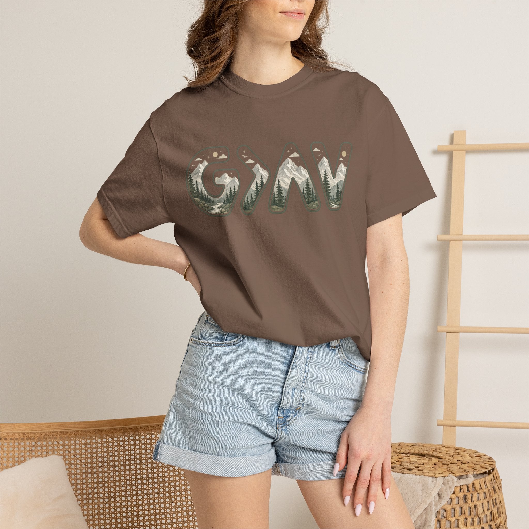 God is greater Unisex Garment-Dyed T-shirt