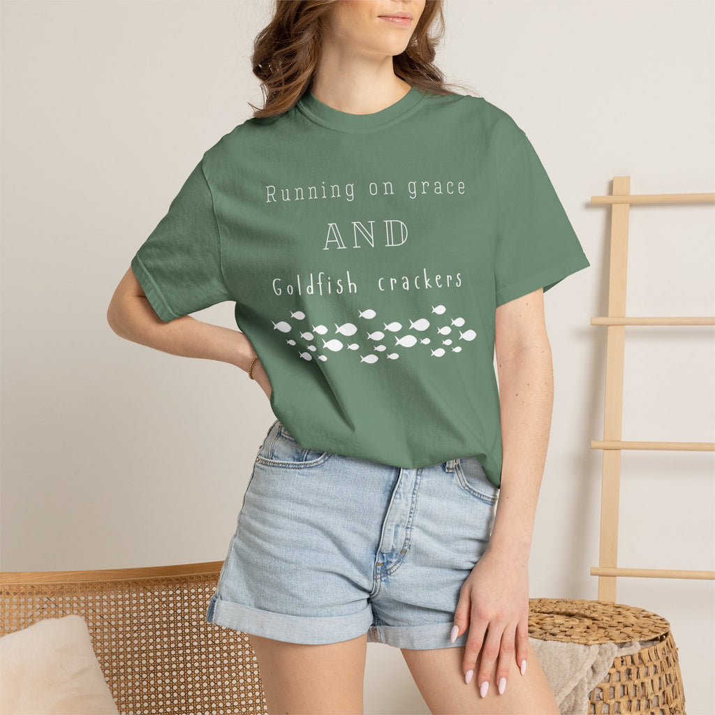 Grace and Goldfish Unisex Garment-Dyed T-shirt