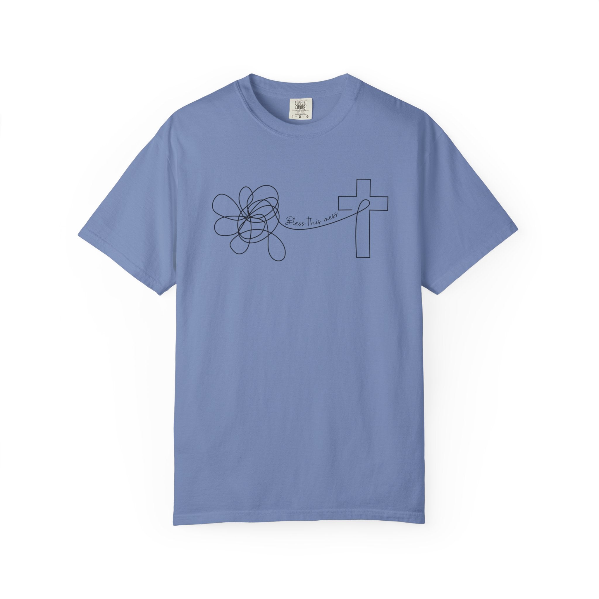 Bless this mess Unisex Garment-Dyed T-shirt