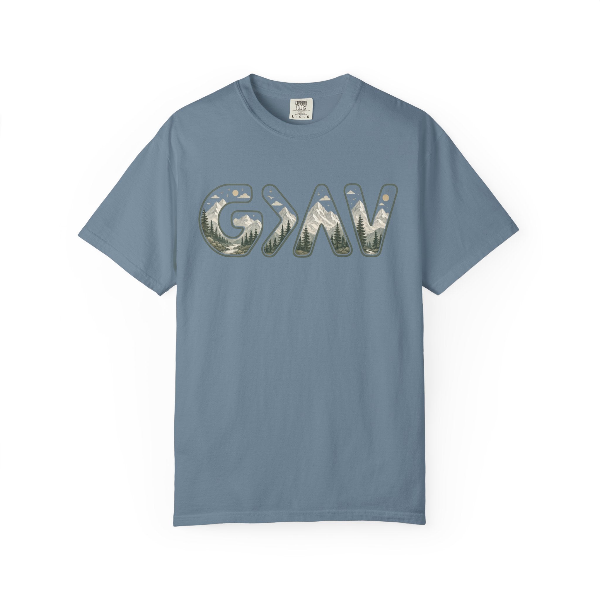God is greater Unisex Garment-Dyed T-shirt